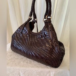 Cole Haan Genevieve Triangle Woven Tote Bag